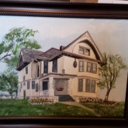 Suzanne Schuckel (New Haven, Indiana) - "Victorian Home Sweet Home" - Acrylic