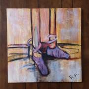 Rosalee Harvey (Fort Wayne, Indiana) - "Dancer's Feet" - Acrylic