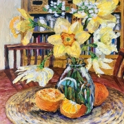 Dani Kiefer - "Abandoned Beauty Tastes Like Sunshine" - Acrylic on Wood