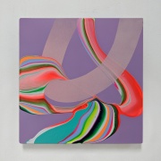 Erik Minter (New Jersey) - "DayTrip - 2:24 est" - Acrylic, Spray Paint on Aluminum
