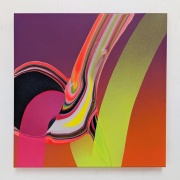 Erik Minter (New Jersey) - "FiguredOUT - In the Dark" - Acrylic, Spray Paint on Canvas