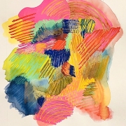 Dani Kiefer - "Hearts on Fire" - Watercolor Markers, Posca Pens