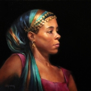 Susan Perrish (Detroit, Michigan) -"Royal" - Oil