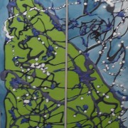 Anne Elisabeth Høgh (Denmark) - "Covid 19" - Acrylic on Canvas