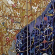 Anne Elisabeth Høgh (Denmark) - "Covid 19" - Acrylic on Canvas