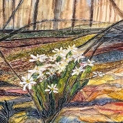 Dani Kiefer - "Spring Springs" - Watercolor, Gel Pens