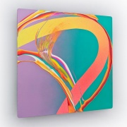 Erik Minter (New Jersey) - "Zindagi" - Acrylic, Spray Paint on Aluminum