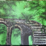 Madelyn Townsend (Indiana) - "Ruins" - Acrylic on Canvas
