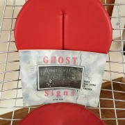 Angela - "Ghost Signs is a book about America's brick wall signs now facing away on buildings. Forgotten flour, chewing tobacco, ice cream, shoes, beer - this history of the signs and their partners is a photo chronology of America's early super-graphics."