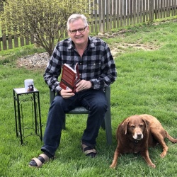 Museum Director, Jim Gabbard, is reading Dylan & Cohen by David Boucher