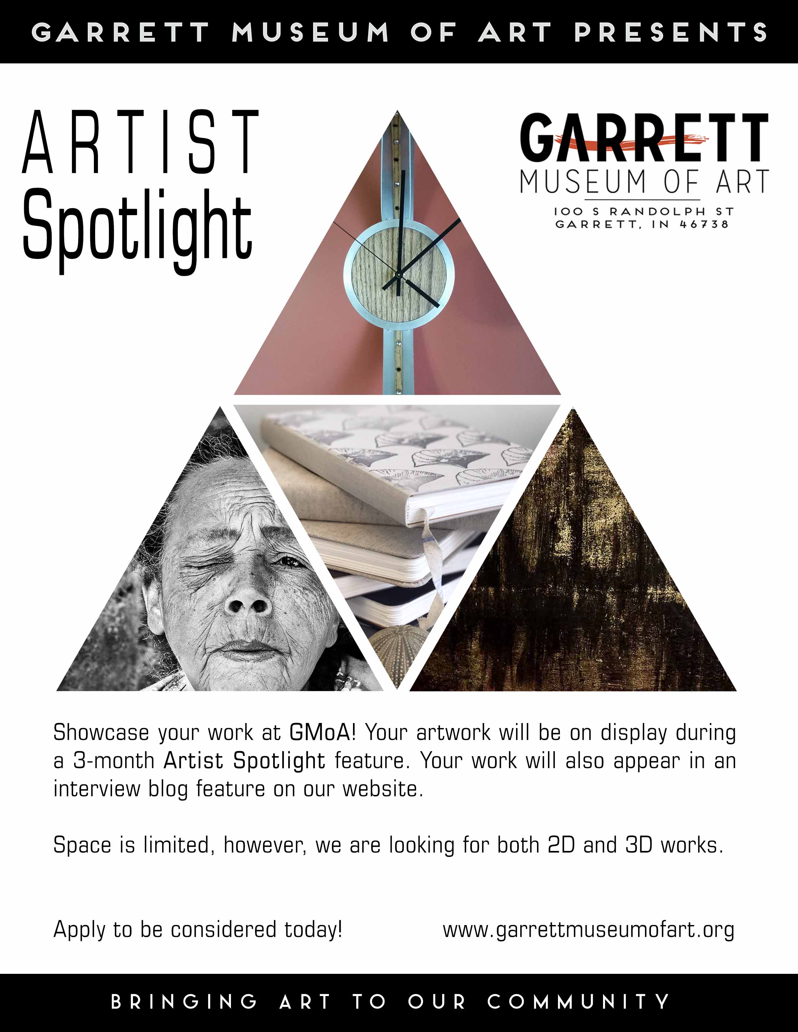 Artist Spotlight at The Garrett Museum of Art in Garrett, Indiana