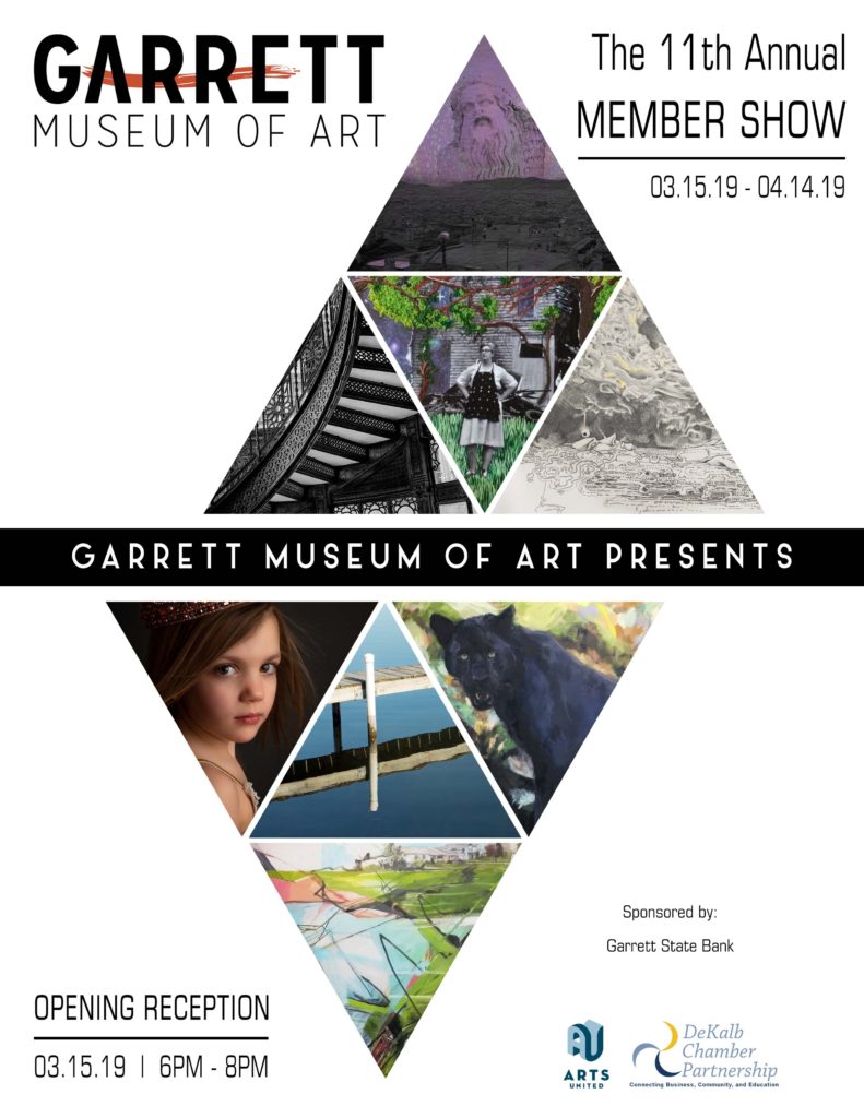 11th Annual Member Show Garrett Museum of Art, Garrett, Indiana