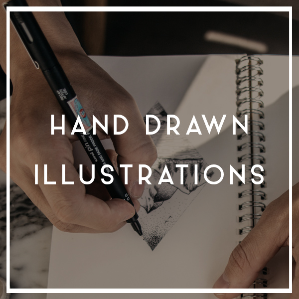 Hand Drawn Illustrations art exhibit at the Garrett Museum of Art in Garrett, Indiana