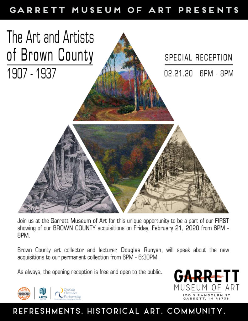 SPECIAL EVENT : The Art and Artists of Brown County Opening Reception ...